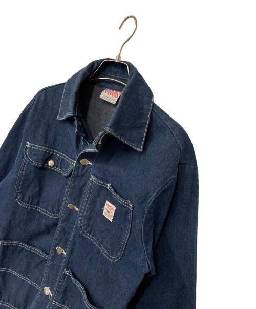 Pointer（ポインター）Pointer (ポインター) デニムカバーオール ネイビー サイズ:Sの古着・服飾アイテム