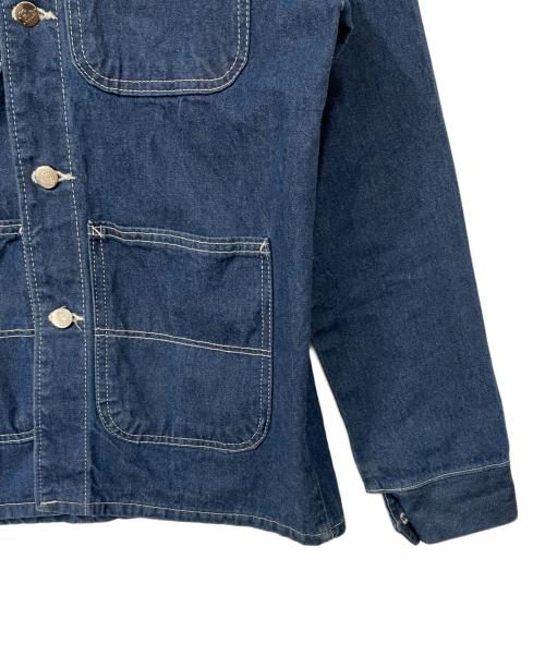 Pointer（ポインター）Pointer (ポインター) デニムカバーオール ネイビー サイズ:Sの古着・服飾アイテム