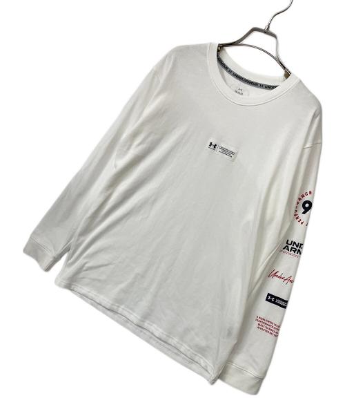 UNDER ARMOUR（アンダーアーマー）UNDER ARMOUR (アンダーアーマー) ゴルフウェア(トップス) ホワイト サイズ:Lの古着・服飾アイテム
