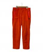 PEARLY GATESパーリーゲイツ）の古着「ゴルフウェア(パンツ)」｜オレンジ