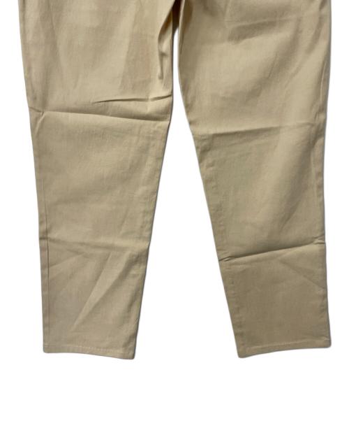PAPAS（パパス）PAPAS (パパス) タックパンツ ベージュ サイズ:LLの古着・服飾アイテム