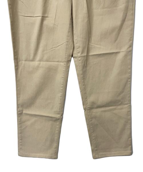 PAPAS（パパス）PAPAS (パパス) タックパンツ ベージュ サイズ:LLの古着・服飾アイテム