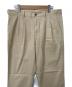 中古・古着 PAPAS (パパス) タックパンツ ベージュ サイズ:LL：7000円
