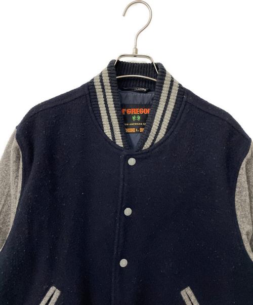 McGREGOR（マックレガー）McGREGOR (マクレガー) スタジャン ネイビー×グレー サイズ:Lの古着・服飾アイテム
