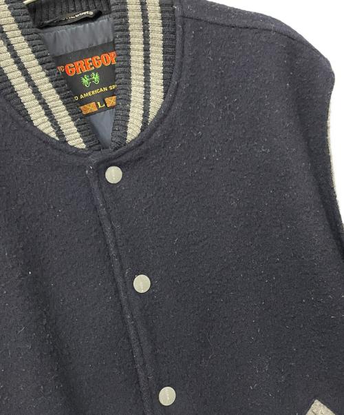 McGREGOR（マックレガー）McGREGOR (マクレガー) スタジャン ネイビー×グレー サイズ:Lの古着・服飾アイテム