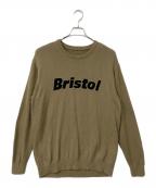 F.C.R.B.エフシーレアルブリストル）の古着「ニット」｜オリーブ