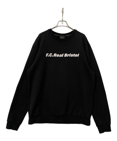 F.C.R.B.（エフシーレアルブリストル）F.C.R.B. (エフシーレアルブリストル) ロゴクールネック ブラック サイズ:XLの古着・服飾アイテム