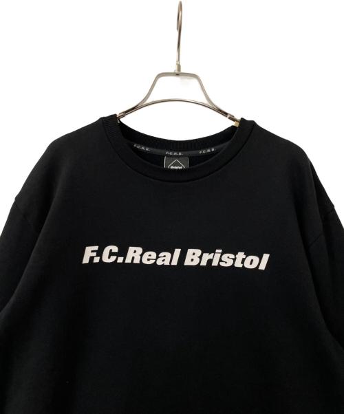 F.C.R.B.（エフシーレアルブリストル）F.C.R.B. (エフシーレアルブリストル) ロゴクールネック ブラック サイズ:XLの古着・服飾アイテム