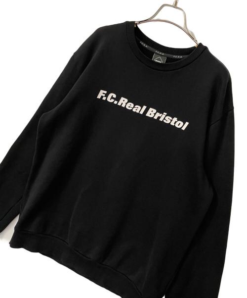 F.C.R.B.（エフシーレアルブリストル）F.C.R.B. (エフシーレアルブリストル) ロゴクールネック ブラック サイズ:XLの古着・服飾アイテム