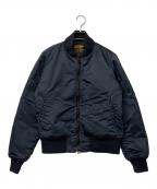 IRON HEARTアイアンハート）の古着「MA-1ジャケット」｜ネイビー