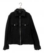 BLACK COMME des GARCONSブラックコムデギャルソン）の古着「ジップジャケット」｜ブラック