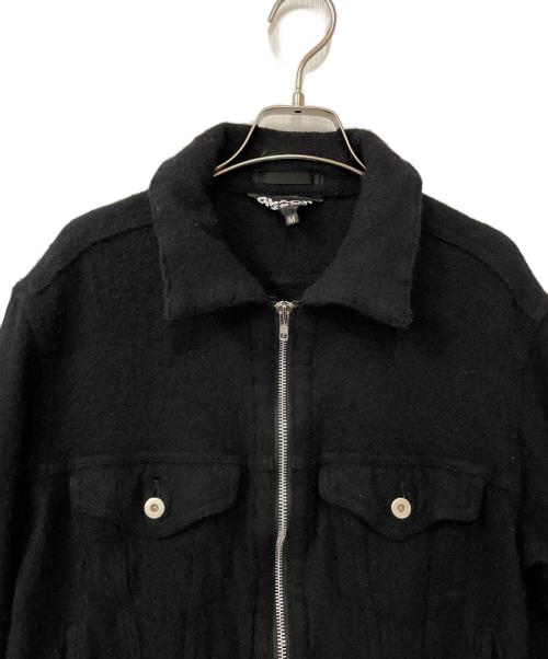 BLACK COMME des GARCONS（ブラックコムデギャルソン）BLACK COMME des GARCONS (コムデギャルソン) ジップジャケット ブラック サイズ:Mの古着・服飾アイテム