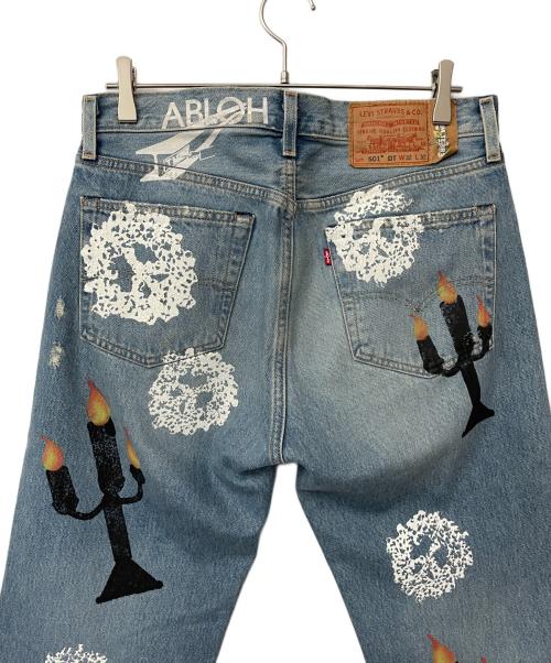 LEVI'S（リーバイス）LEVI'S (リーバイス) Denim Tears (デニムティアーズ) Virgil Abloh (ヴァージル・アブロー) デニムパンツ ブルー サイズ:W32の古着・服飾アイテム