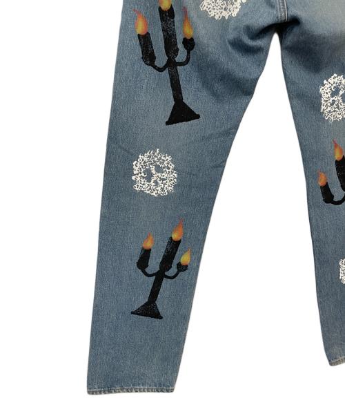 LEVI'S（リーバイス）LEVI'S (リーバイス) Denim Tears (デニムティアーズ) Virgil Abloh (ヴァージル・アブロー) デニムパンツ ブルー サイズ:W32の古着・服飾アイテム