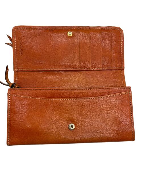 DAKOTA（ダコタ）DAKOTA (ダコタ) 長財布 キャメルの古着・服飾アイテム