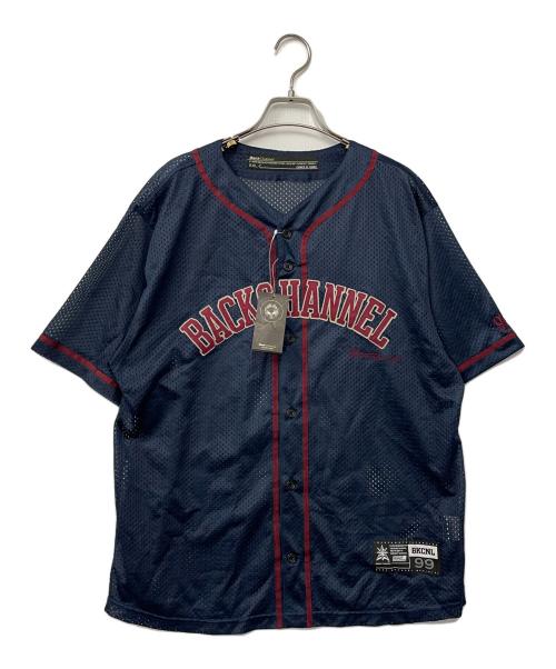 BACK CHANNEL（バックチャンネル）BACK CHANNEL (バックチャンネル) ベースボールシャツ ネイビー サイズ:XXL 未使用品の古着・服飾アイテム