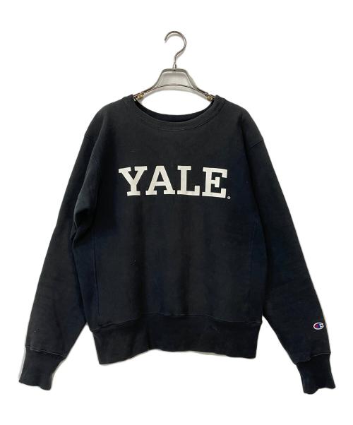 Champion REVERSE WEAVE（チャンピオン リバース ウィーブ）Champion REVERSE WEAVE (チャンピオン リバース ウィーブ) YALE  UNIVERSITY スウェット ネイビー サイズ:LARGEの古着・服飾アイテム