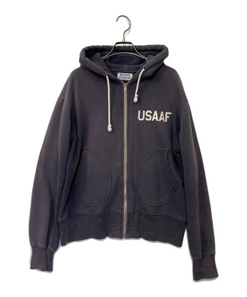 McCOY'S（マッコイズ）McCOY'S (マッコイズ) ジップパーカー ネイビー サイズ:Lの古着・服飾アイテム