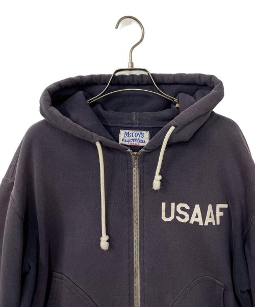 McCOY'S（マッコイズ）McCOY'S (マッコイズ) ジップパーカー ネイビー サイズ:Lの古着・服飾アイテム