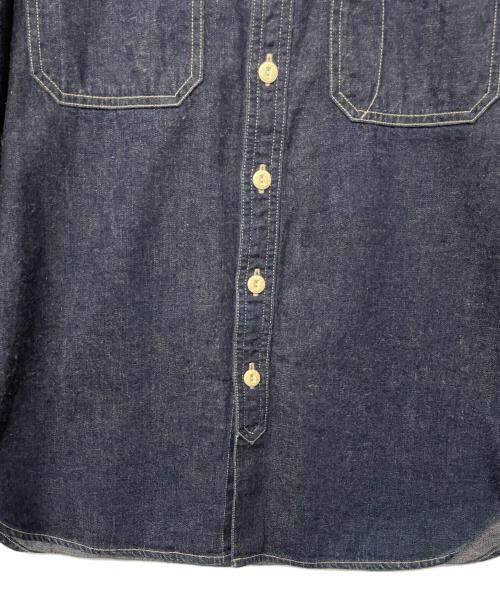 KING O WEAR（キングオーウェア）KING O WEAR (キングオーウェア) デニムシャツ インディゴ サイズ:Mの古着・服飾アイテム