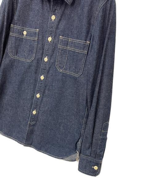 KING O WEAR（キングオーウェア）KING O WEAR (キングオーウェア) デニムシャツ インディゴ サイズ:Mの古着・服飾アイテム