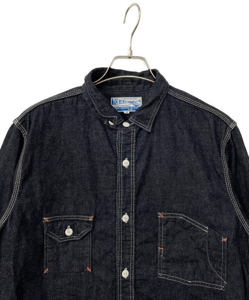 TCB jeans（ティーシービー ジーンズ）TCB jeans (ティーシービー ジーンズ) デニムシャツ インディゴ サイズ:36の古着・服飾アイテム