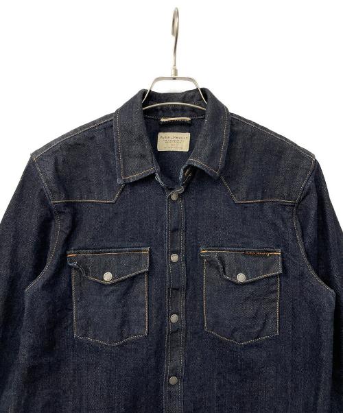 Nudie Jeans co（ニューディージンズ）Nudie Jeans co (ニューディージンズ) デニムシャツジャケット インディゴ サイズ:XSの古着・服飾アイテム