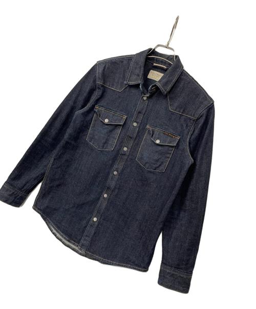 Nudie Jeans co（ニューディージンズ）Nudie Jeans co (ニューディージンズ) デニムシャツジャケット インディゴ サイズ:XSの古着・服飾アイテム