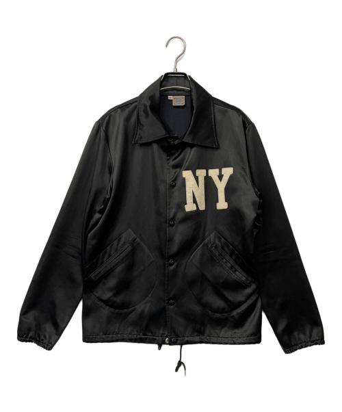 EBBETS FIELD FLANNELS（エベッツフィールドフランネルズ）EBBETS FIELD FLANNELS (エベッツフィールドフランネルズ) コーチジャケット ブラック サイズ:Mの古着・服飾アイテム