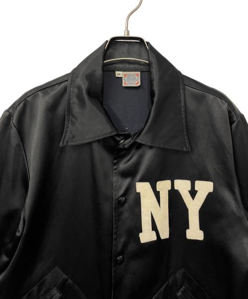 EBBETS FIELD FLANNELS（エベッツフィールドフランネルズ）EBBETS FIELD FLANNELS (エベッツフィールドフランネルズ) コーチジャケット ブラック サイズ:Mの古着・服飾アイテム