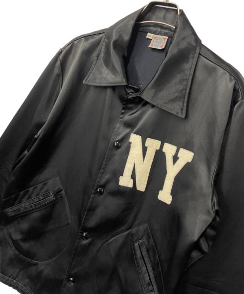 EBBETS FIELD FLANNELS（エベッツフィールドフランネルズ）EBBETS FIELD FLANNELS (エベッツフィールドフランネルズ) コーチジャケット ブラック サイズ:Mの古着・服飾アイテム