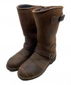 BELSTAFFベルスタッフ）の古着「サイドジップブーツ」｜ブラウン