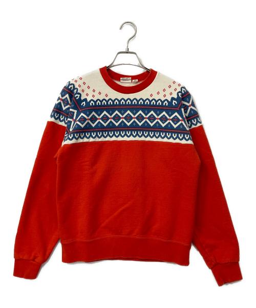 SURE MFG（シュアエムエフジー）SURE MFG (シュアエムエフジー) TCB jeans (ティーシービー ジーンズ) スウェット レッド サイズ:Mの古着・服飾アイテム