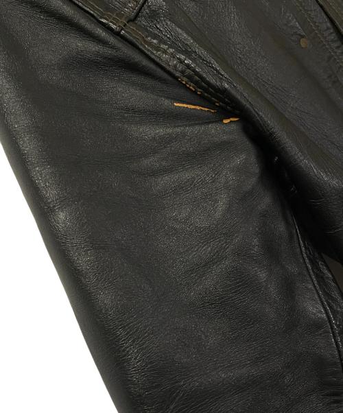 FINE CREEK LEATHERS（ファインクリークレザーズ）FINE CREEK LEATHERS (ファインクリークレザーズ) レザージャケット ブラック サイズ:38の古着・服飾アイテム