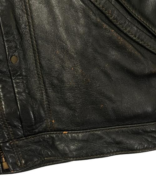 FINE CREEK LEATHERS（ファインクリークレザーズ）FINE CREEK LEATHERS (ファインクリークレザーズ) レザージャケット ブラック サイズ:38の古着・服飾アイテム