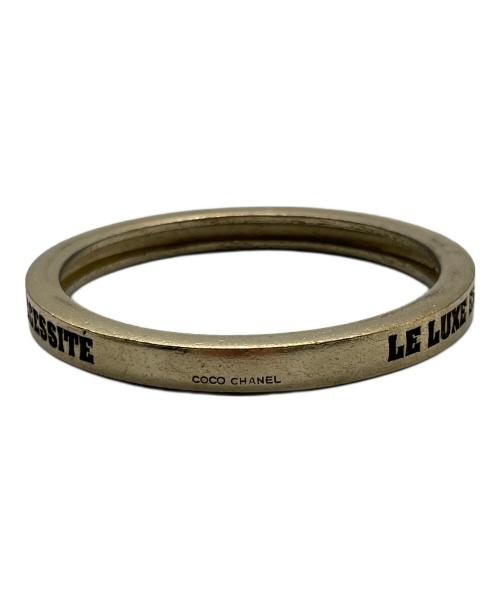 CHANEL（シャネル）CHANEL (シャネル) ハングルブレスレット ゴールドの古着・服飾アイテム