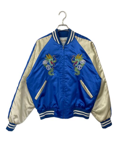 first shop（ファーストショップ）first shop (ファーストショップ) スカジャン ブルー サイズ:Mの古着・服飾アイテム