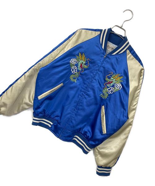 first shop（ファーストショップ）first shop (ファーストショップ) スカジャン ブルー サイズ:Mの古着・服飾アイテム