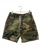 New Eraニューエラ）の古着「ショートパンツ」｜オリーブ