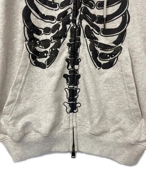 WISH FOREVER（ウィッシュフォーエバー）WISH FOREVER (ウィッシュフォーエバー) ジップパーカー ライトグレー サイズ:Sの古着・服飾アイテム