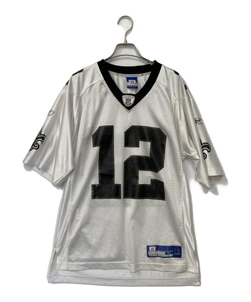 NFL（エヌエフエル）NFL (エヌエフエル) REEBOK (リーボック) ゲームシャツ ホワイト サイズ:Mの古着・服飾アイテム