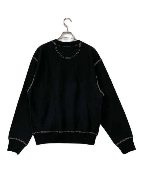 stussy（ステューシー）stussy (ステューシー) ヘビーウェイトスウェット ブラック サイズ:Sの古着・服飾アイテム