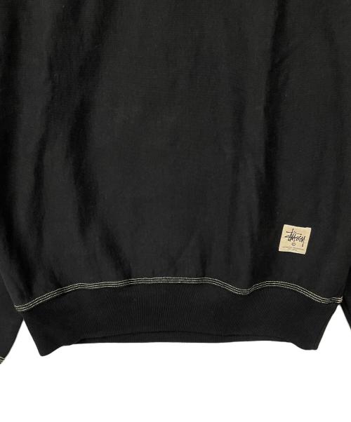 stussy（ステューシー）stussy (ステューシー) ヘビーウェイトスウェット ブラック サイズ:Sの古着・服飾アイテム