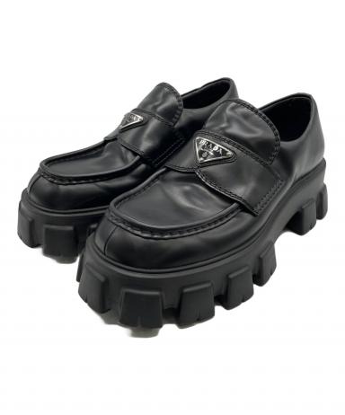 中古・古着通販】PRADA (プラダ) ローファー ブラック サイズ:24