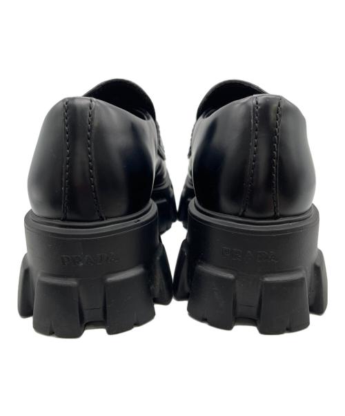 PRADA（プラダ）PRADA (プラダ) ローファー ブラック サイズ:24の古着・服飾アイテム