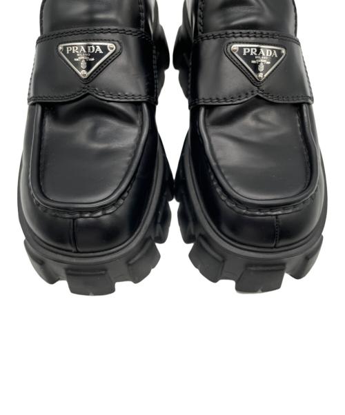 PRADA（プラダ）PRADA (プラダ) ローファー ブラック サイズ:24の古着・服飾アイテム