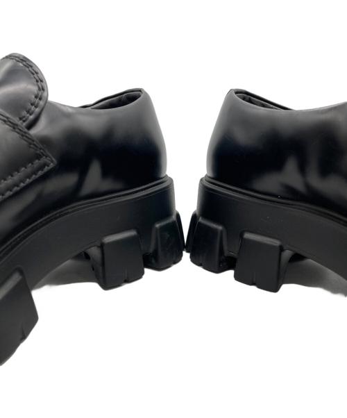PRADA（プラダ）PRADA (プラダ) ローファー ブラック サイズ:24の古着・服飾アイテム