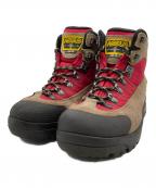 ASOLOアゾロ）の古着「トレッキングシューズ」｜ベージュ×レッド