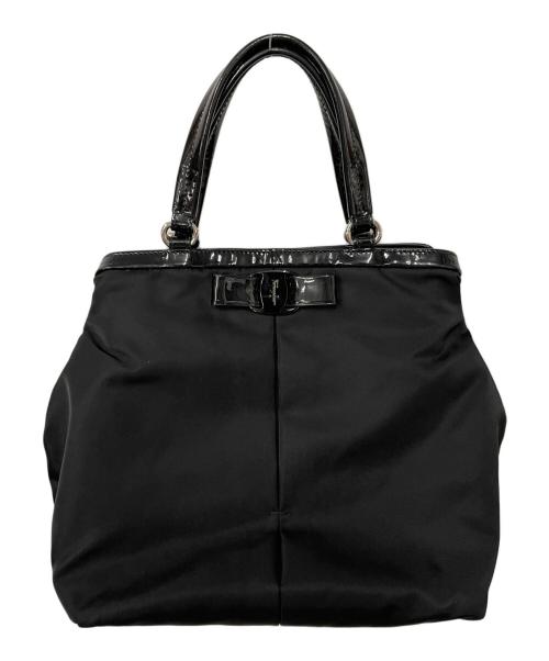 Salvatore Ferragamo（サルヴァトーレ フェラガモ）Salvatore Ferragamo (サルヴァトーレ フェラガモ) 2WAYバッグ ブラックの古着・服飾アイテム