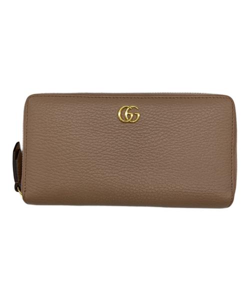 GUCCI（グッチ）GUCCI (グッチ) 長財布 ピンクベージュの古着・服飾アイテム